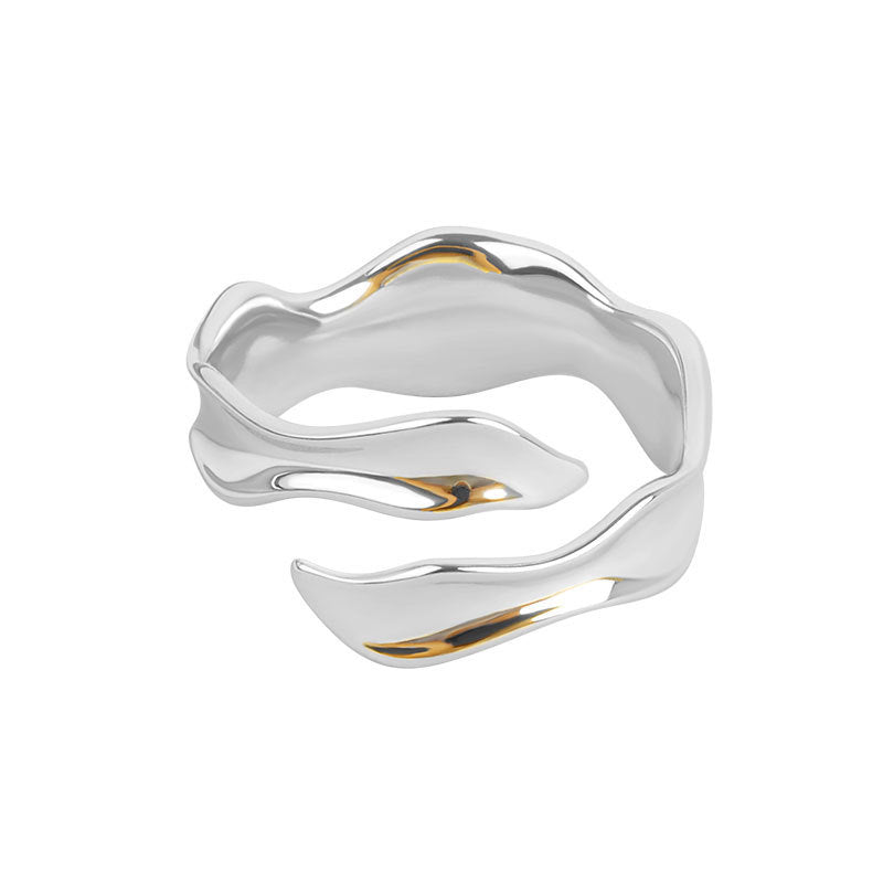 Korean Minimalist Irregular Ring Female Design Sense