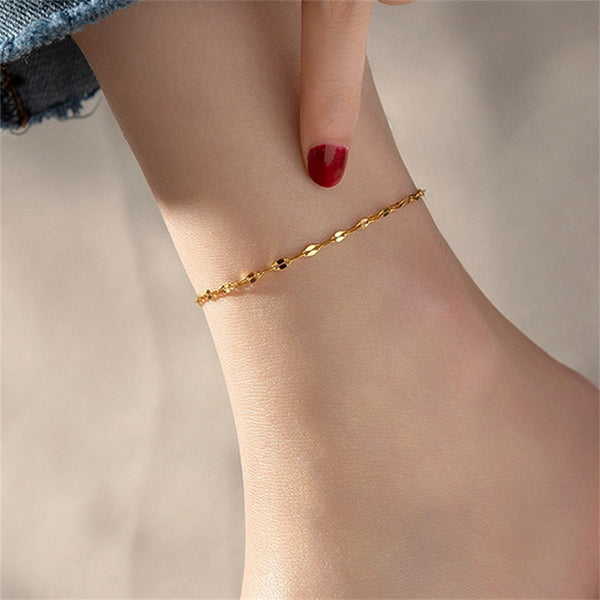 New Non-fading Niche Women's Stainless Steel Anklets