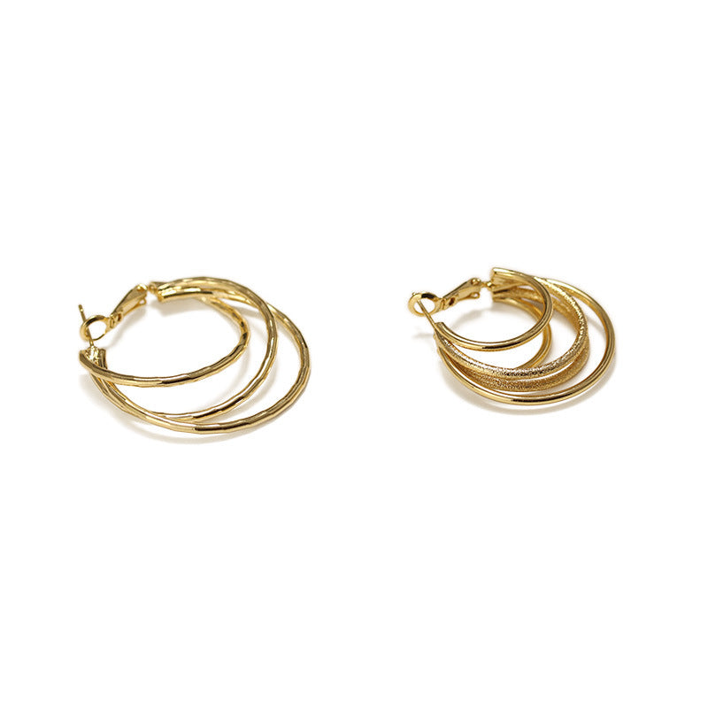 Gold-plated earrings earrings