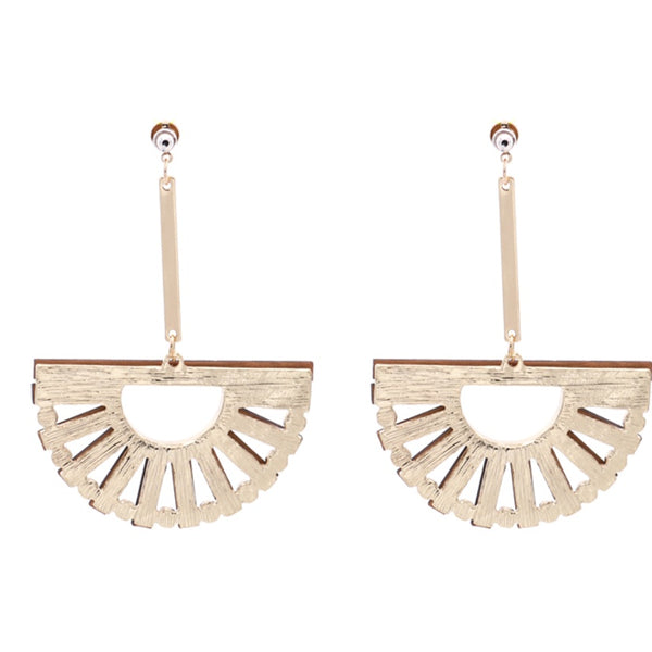 Bamboo hollow earrings earrings