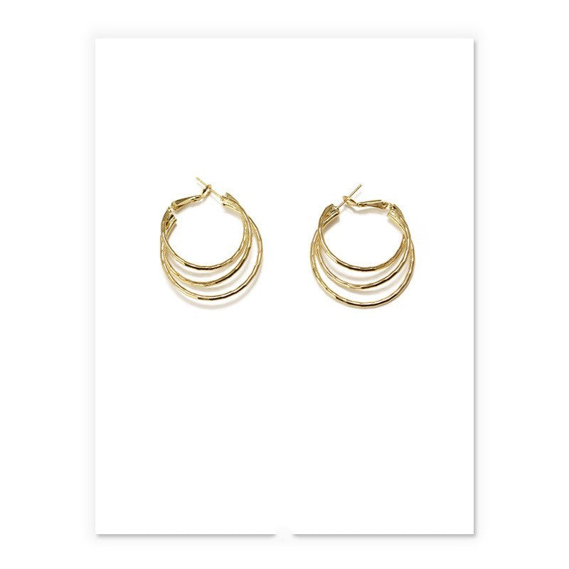 Gold-plated earrings earrings