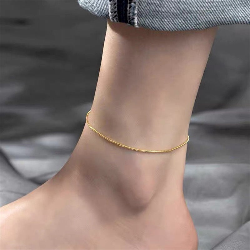 Stainless Steel Anklets Adjustable