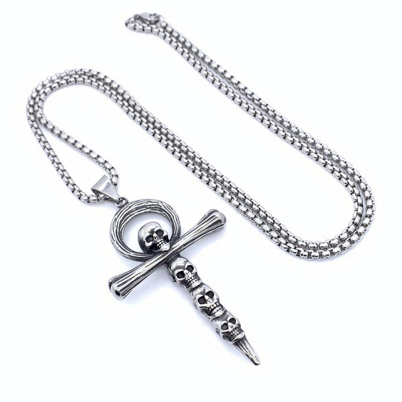 Cross Skull Pendants For Men And Women