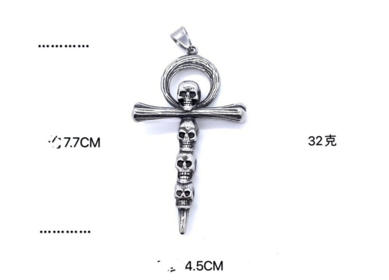 Cross Skull Pendants For Men And Women